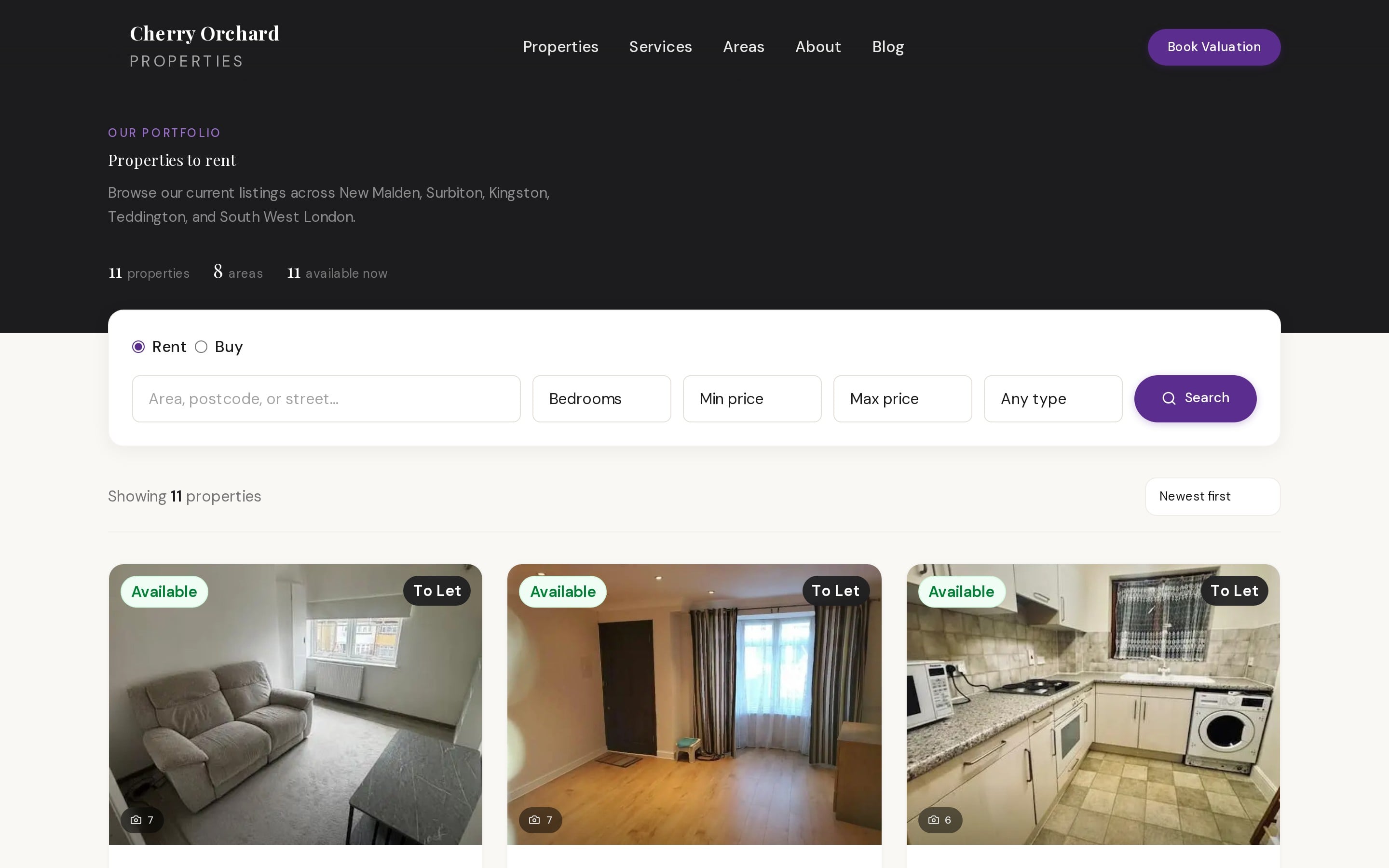 Cherry Orchard inner page