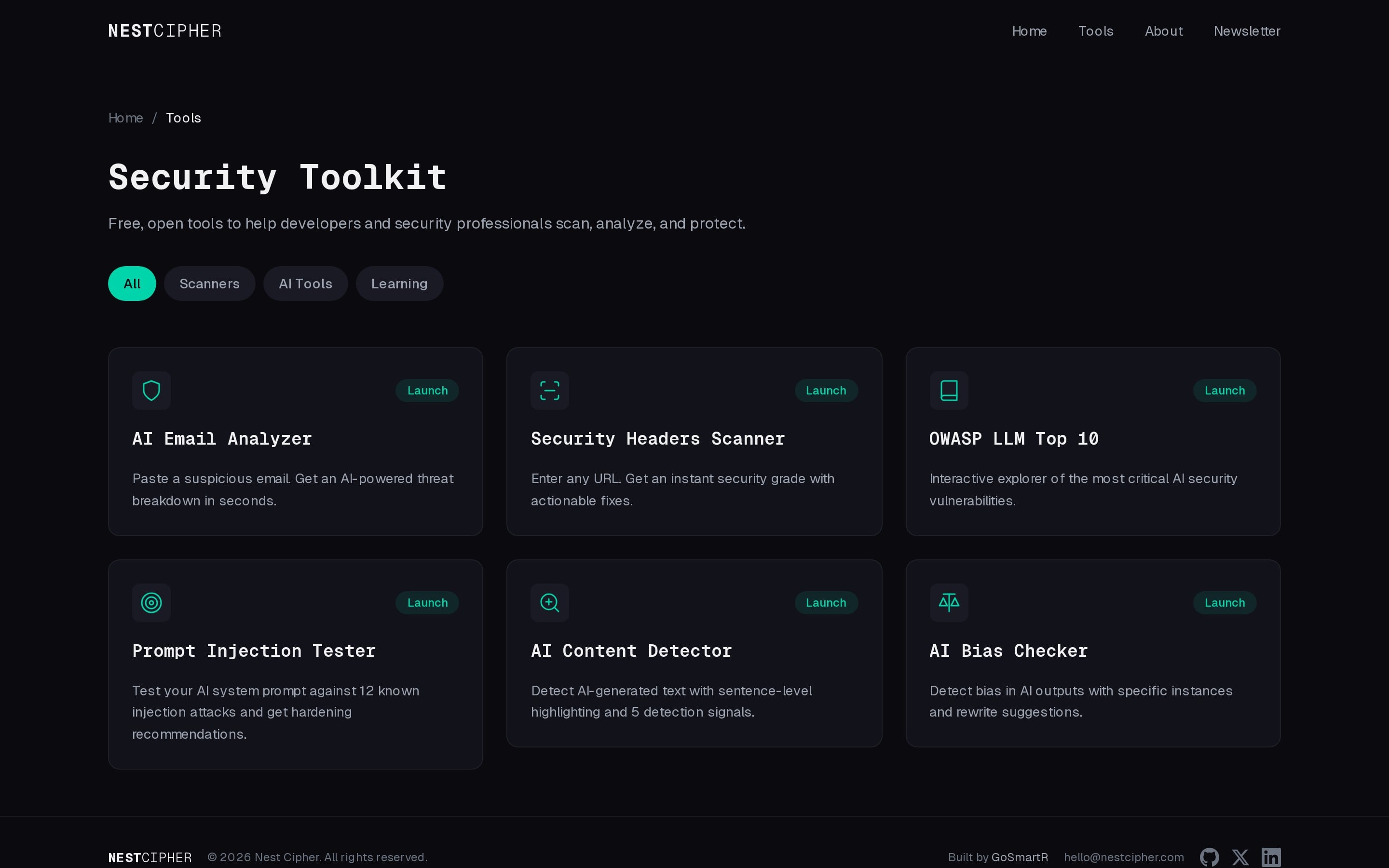 Nest Cipher section detail