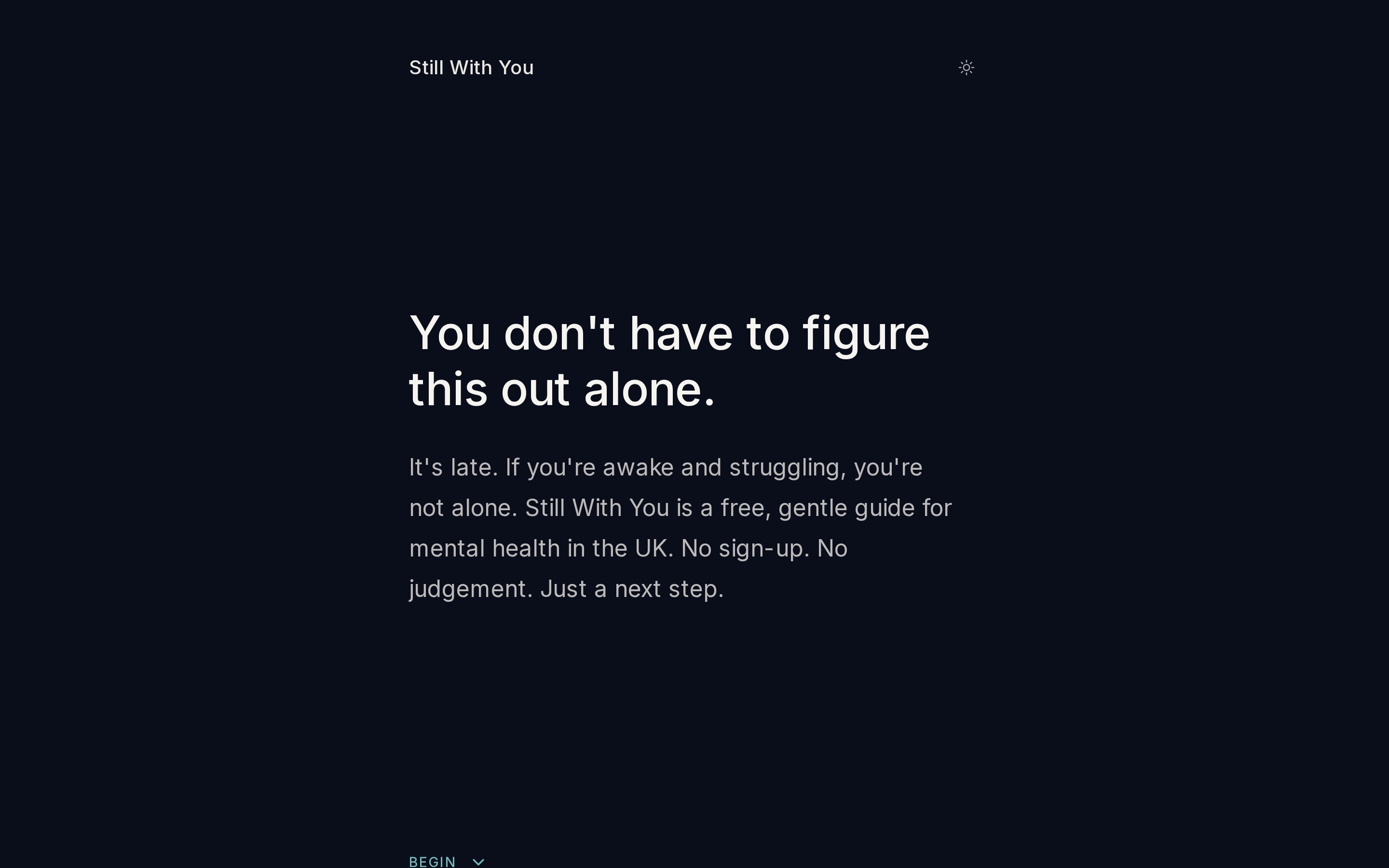 Still With You homepage