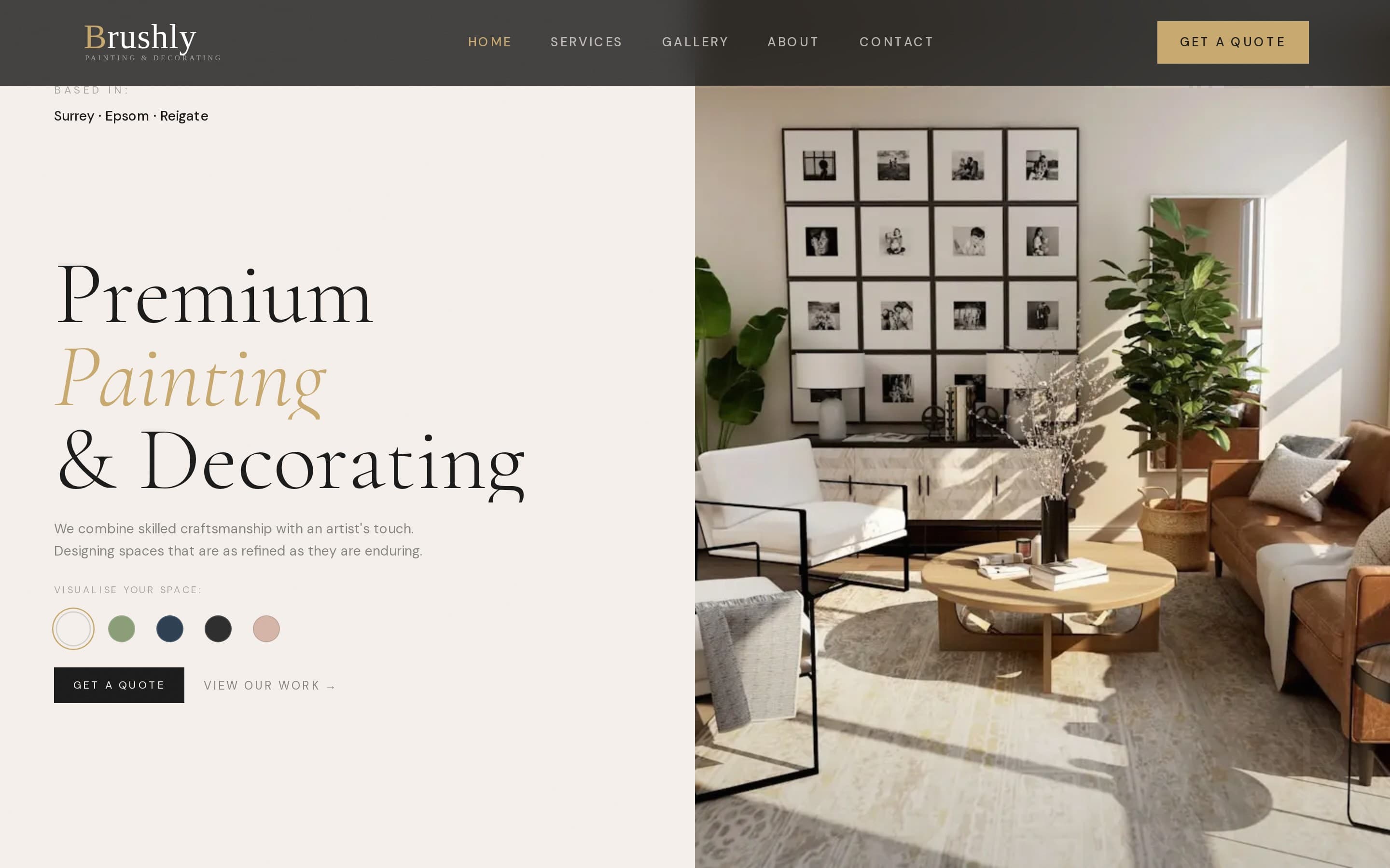 Brushly website