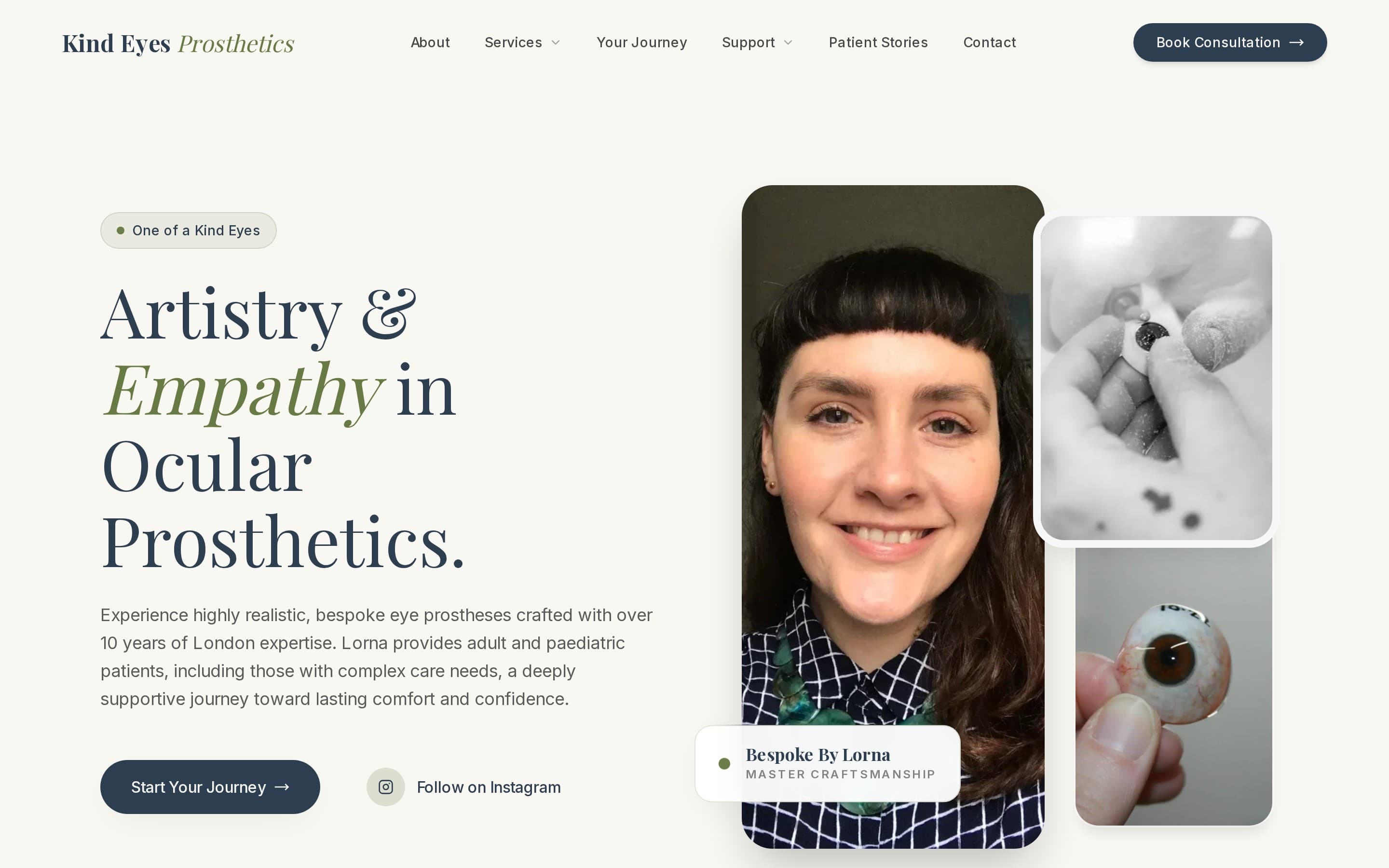 Kind Eyes website